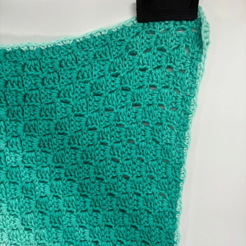 Handmade crochet blanket